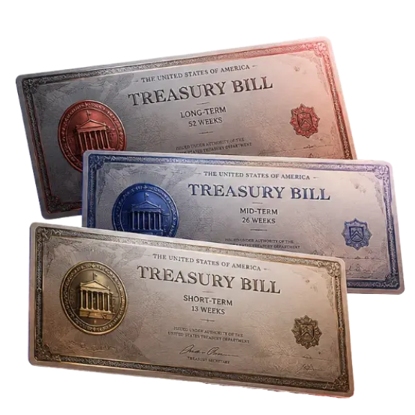US T-Bill yield, daily